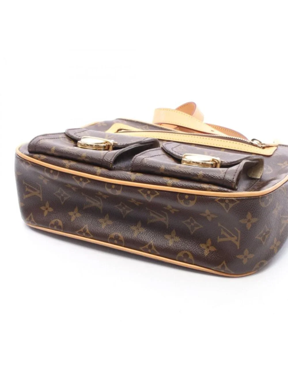 Louis Vuitton Shoulder Bag Hudson GM Monogram Canvas Leather